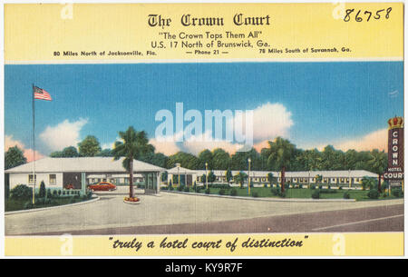 La Crown Court, "La Corona li supera tutti', U.S. 17 a nord di Brunswick, Ga. (8368110162) Foto Stock