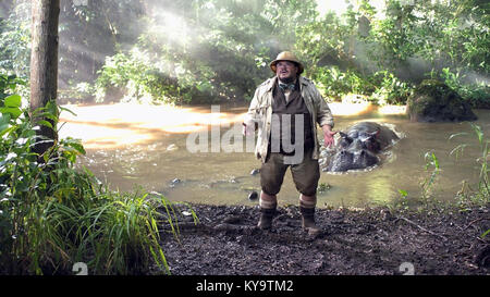 Jumanji: Welcome to the Jungle è un imminente American 3D azione avventura film diretto da Jake Kasdan e scritto da Chris McKenna, Erik Sommers, Scott Rosenberg e Jeff Pinkner. Questa fotografia è per il solo uso editoriale ed è il copyright del film company e/o il fotografo assegnato dal film o società di produzione e può essere riprodotto solo da pubblicazioni in congiunzione con la promozione del film di cui sopra. Un credito per il film company è richiesto. Il fotografo deve anche essere accreditato quando noto. Foto Stock