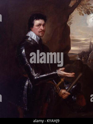 Thomas Wentworth, i conte di Strafford, fu uno statista inglese e figura di spicco durante il regno di re Carlo I. la sua carriera politica e la sua esecuzione furono significative nella storia inglese. Foto Stock