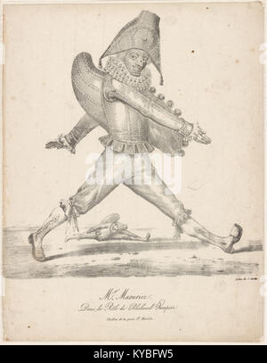 Il sig. Mazurier dans le rôle de Polichinel vampiro, Théâtre de la porte San Martin (NYPL b12148545-5236182) Foto Stock