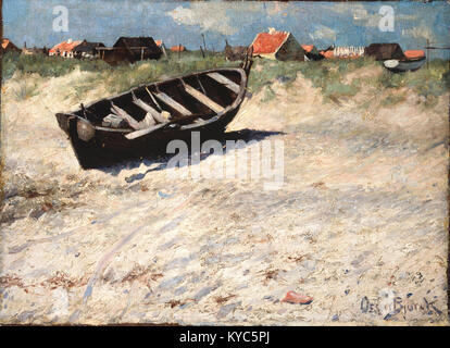 Oscar Björck - Barca a Skagen South Beach - Google Art Project Foto Stock