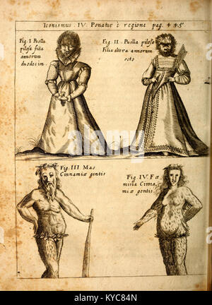 La placca IV della Physica Curiosa di Gaspar Schott del 1662 presenta illustrazioni incise che raffigurano meraviglie naturali e meccaniche, riflettendo la curiosità scientifica e l'artigianato artistico del XVII secolo. Foto Stock