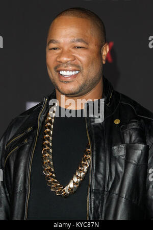 Premiere di Netflix 'Bright" tenutasi presso il Regency Village Theatre - Arrivi con: Xzibit dove: Los Angeles, California, Stati Uniti quando: 14 Dic 2017 Credit: Adriana M. Barraza/WENN.com Foto Stock