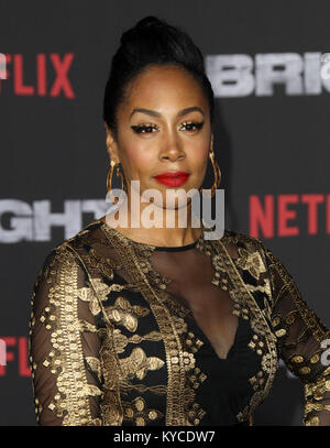 Premiere di Netflix 'Bright" tenutasi presso il Regency Village Theatre - Arrivi con: Guest dove: Los Angeles, California, Stati Uniti quando: 14 Dic 2017 Credit: Adriana M. Barraza/WENN.com Foto Stock