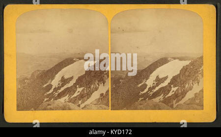 Neve perpetua, vertice di Pike Peak, 14,336 piedi sopra il livello del mare, da Gurnsey, B. H. (Byron H.), 1833-1880 Foto Stock