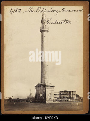 Il monumento Ochterlony, Calcutta da Francis Frith Foto Stock