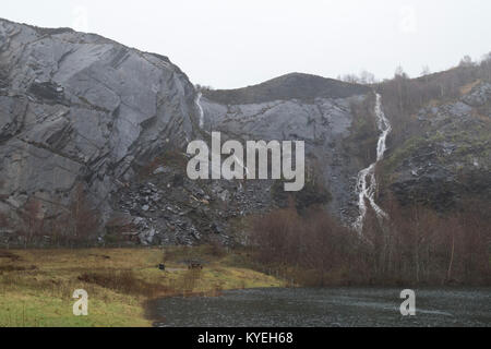 Ballachulish cava di ardesia, Highland Scozia Scotland Foto Stock
