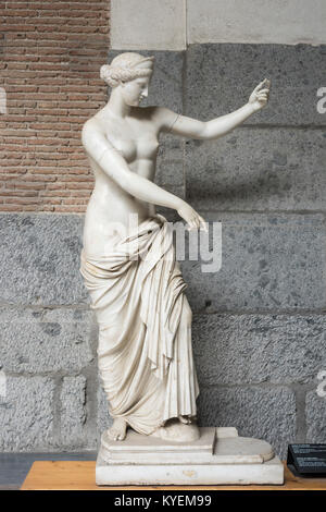 Napoli. L'Italia. Venere (o Afrodite) di Capua, copia romana di un originale greco del IV secolo A.C. Museo Archeologico Nazionale di Napoli. Foto Stock