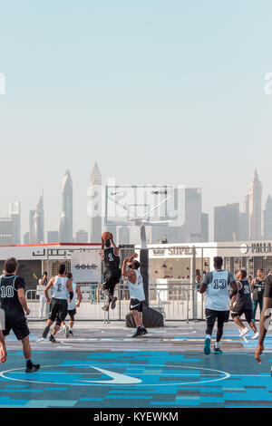 Nike Basketball nel torneo di Dubai Foto Stock