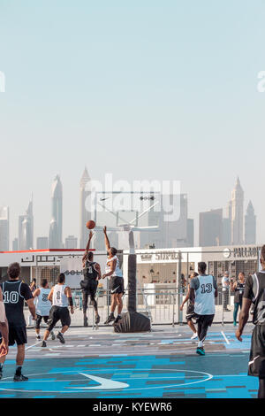 Nike Basketball nel torneo di Dubai Foto Stock