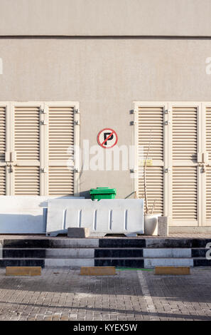 Nessun parcheggio nel centro cittadino di Dubai Foto Stock