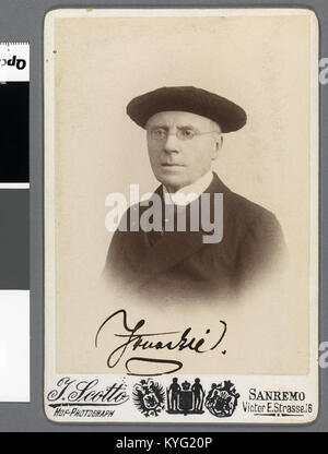 Portrett av Jonas giacciono, 1880-årene - no-nb digifoto 20160308 00036 blds 02918 Foto Stock