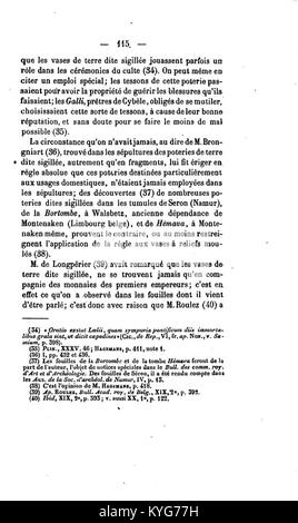 Pubblicazioni de la Société d'archéologie dans le duché de Limbourg vol 001 p 115 Foto Stock