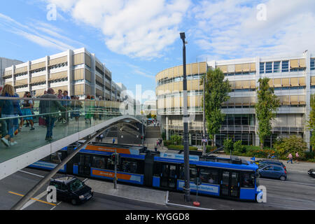 München Monaco di Baviera: Europäisches Patentamt (Ufficio europeo dei brevetti), street Bayersraße, Oberbayern, Alta Baviera, Baviera, Baviera, Germania Foto Stock