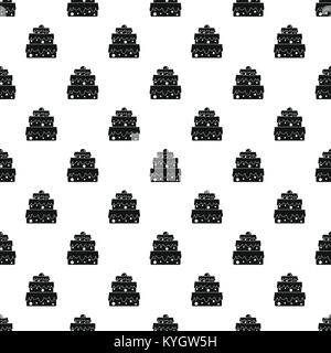 Grande torta di vettore di pattern Illustrazione Vettoriale