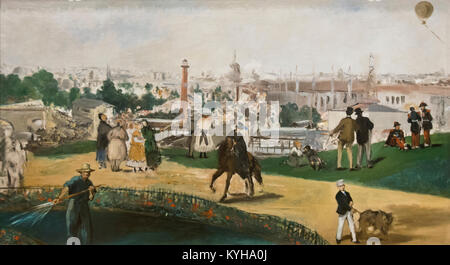 Edouard Manet - Vista del 1867 Exposition Universelle (1867) Foto Stock