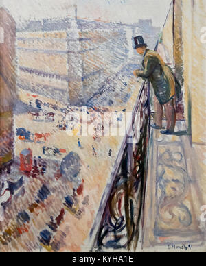 Edvard Munch: Rue Lafayette (1891) Foto Stock