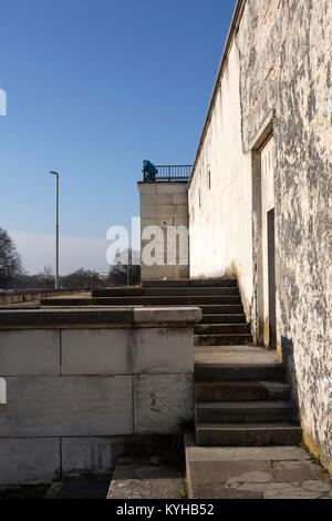 I resti del Fuehrer il rostro al campo di Zeppelin in Nurermberg, Germania. Foto Stock