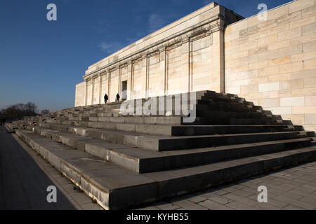 I resti del Fuehrer il rostro al campo di Zeppelin in Nurermberg, Germania. Foto Stock