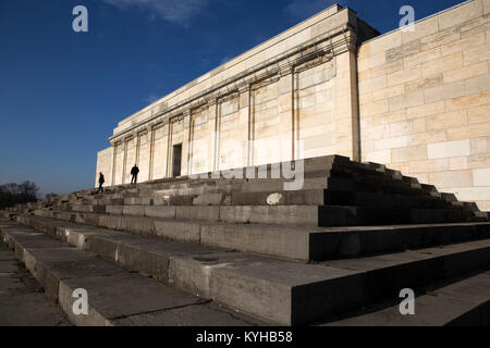 I resti del Fuehrer il rostro al campo di Zeppelin in Nurermberg, Germania. Foto Stock