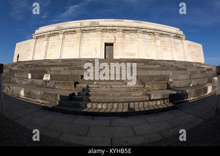 I resti del Fuehrer il rostro al campo di Zeppelin in Nurermberg, Germania. Foto Stock