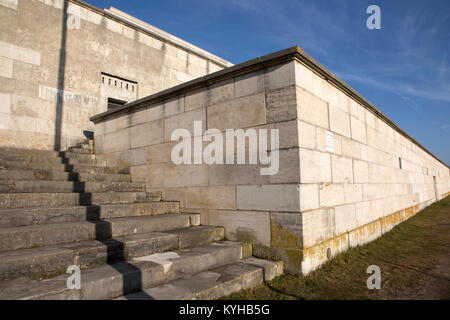 I resti del Fuehrer il rostro al campo di Zeppelin in Nurermberg, Germania. Foto Stock