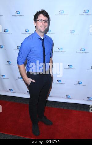 Suzanne DeLaurentiis festa di Natale - Arrivi con: Andy Steinhauer dove: Sherman Oaks, California, Stati Uniti quando: 14 Dic 2017 Credit: WENN.com Foto Stock