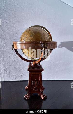 Legno Terraqueus Globus - Globe Foto Stock