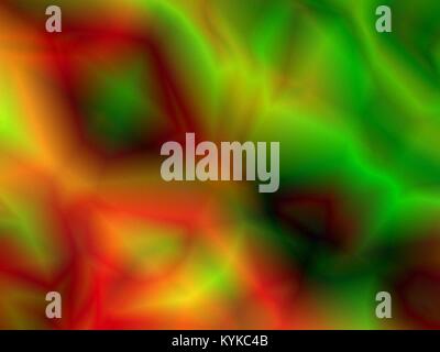 Vettore astratto sfondo sfocato - il rosso e il verde Illustrazione Vettoriale