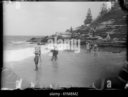 Una collezione di negativi di vetro della zona di Woy Woy, scattata tra il 1890 e il 1910, che mostra le prime fotografie di questa regione costiera del nuovo Galles del Sud, Australia. Foto Stock