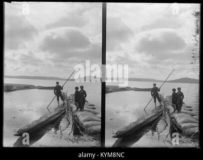 Viste di Rotorua, Nuova Zelanda e Sydney, Australia, c1900, da 36938845840 o Foto Stock