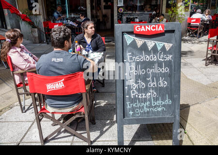 Buenos Aires Argentina, Palermo, lo De Ansis Club Cafe Bar, ristorante ristoranti cibo mangiare fuori caffè caffè bistrot, al fresco, marciapiede fuori ou Foto Stock