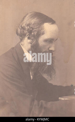 Ritratto di James Clerk Maxwell (1831-1879), il fisico 2551826378 o Foto Stock