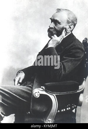 Ritratto di Alfred Bernhard Nobel (1833-1896), Farmacia 2551039289 o Foto Stock