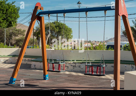 Parco giochi per bambini Tefia La Oliva Fuerteventura Isole Canarie Spagna Foto Stock