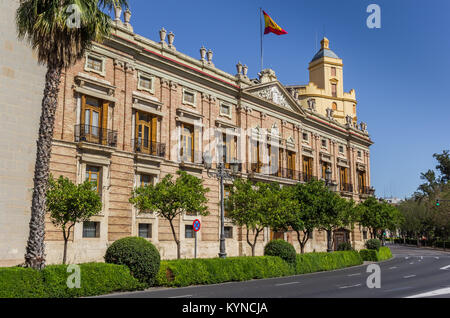 Capitana edificio generale presso la Piazza Tetuan a Valencia, Spagna Foto Stock