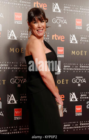 Mabel Lozano durante il photocall candidature per la 32th annuo di premi Goya in Madrid, lunedì 15 Januaryr, 2018 Foto Stock