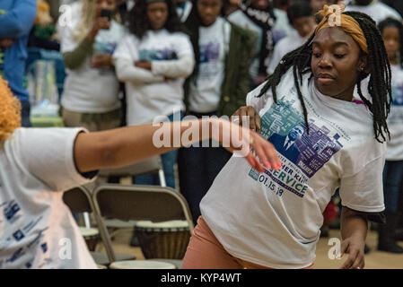 Philadelphia, Pennsylvania, USA. 15 gennaio, 2018. . Il 15 gennaio 2018. Credito: Christopher Evens/Alamy Live News Foto Stock