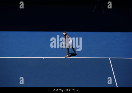 Melbourne, AUS, 16 Gennaio 2018: tedesco giocatore di tennis Carina Witthoeft in azione durante gli Australian Open 2018 a Melbourne Park. Credito: Frank Molter/Alamy Live News Foto Stock