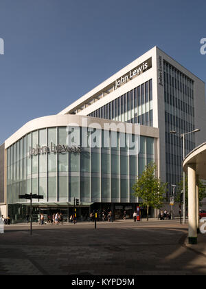 John Lewis Department Store edificio nella città di Exeter Devon, Inghilterra, Regno Unito Foto Stock