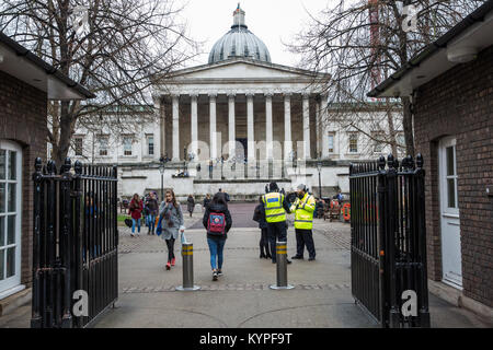 Londra, Regno Unito. Il 12 gennaio, 2018. Il Quad e il Portico presso la University College di Londra. Foto Stock