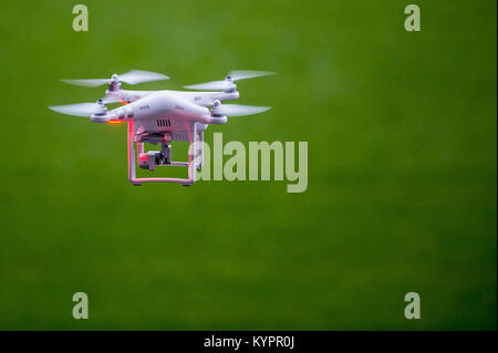 Venerdì 23 Dicembre 2014 DJI Drone al Liberty Stadium, Swansea, Wales, Regno Unito Foto Stock