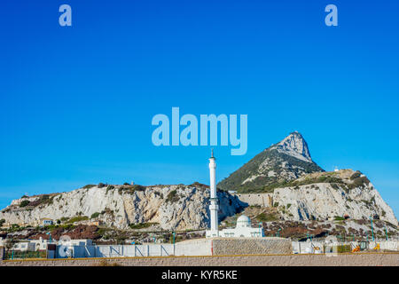 Ibrahim al Ibrahim o Re Fahd bin Abdulaziz al-Saud Mosque al punto Europa, Gibilterra Foto Stock