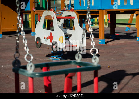 Parco giochi per bambini Tefia La Oliva Fuerteventura Isole Canarie Spagna Foto Stock