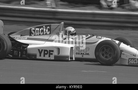 Jose Luis di Palma, Team AJS, Reynard 91D, Brirish Campionato di Formula 2, Oulton Park, 19 Luglio 1992 Foto Stock