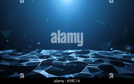 Tecnologia di sfondo astratto Foto Stock