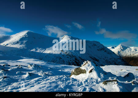 Creise e Sron na Creise dal Munro di Meall un' Bhuiridh, Highland Foto Stock