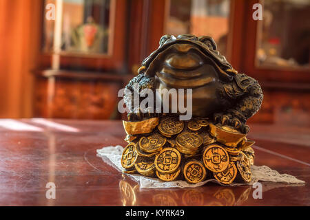 Jin Chan o denaro toad souvenir Foto Stock