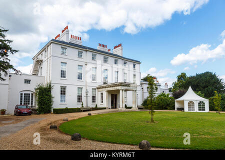 Frogmore House, la mitica gran royal residence country house mansion, utilizzato come una dimora signorile sulla Frogmore Estate a Windsor, Berkshire, Regno Unito Foto Stock