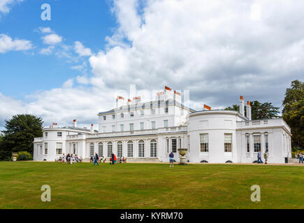 Frogmore House, la mitica gran royal residence country house mansion, utilizzato come una dimora signorile sulla Frogmore Estate a Windsor, Berkshire, Regno Unito Foto Stock